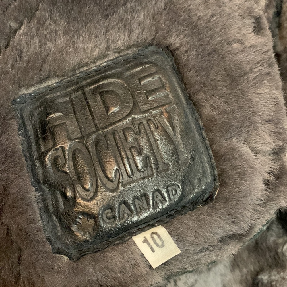 ❄️ Hide Society Genuine Shearing Coat Vintage Made in Canada - Picture 6 of 11